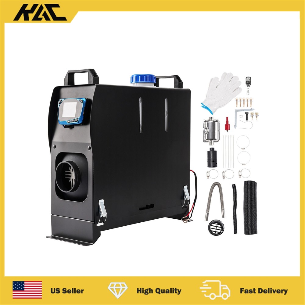 8KW 12V Diesel Air Heater All-in-one Remote Control Thermostat for Car RV Indoor