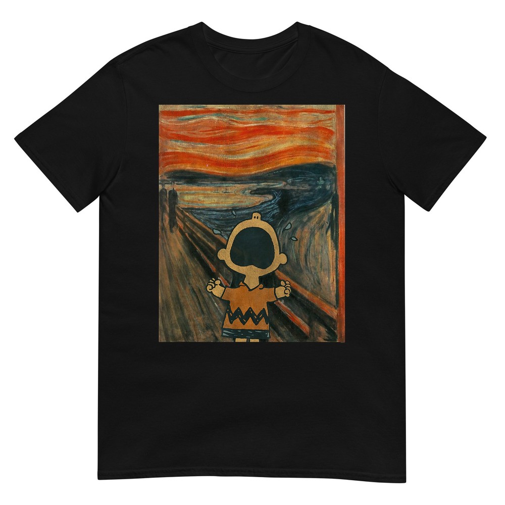 Peanuts Charlie Brown Scream Artsy T-Shirt
