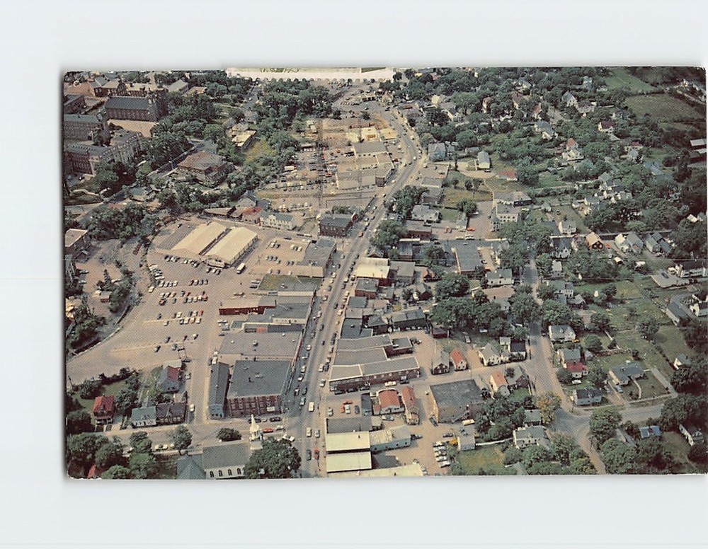 Postcard Aerial View of Antigonish Nova Scotia Canada