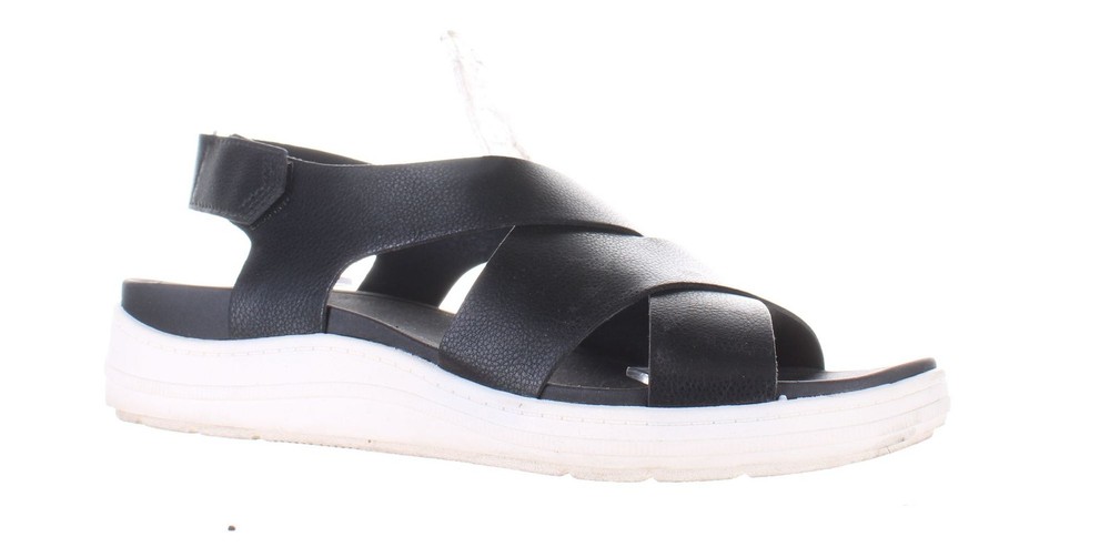 Dr Scholls Womens Time Off Sea Black Slingback Shoes Size 8 7826558