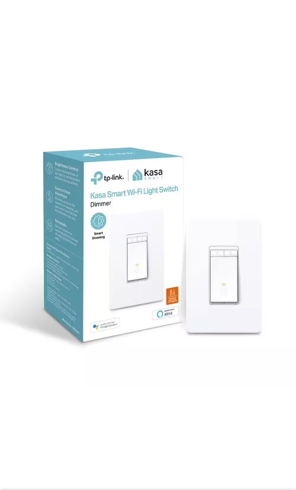 TP-Link Kasa Smart Light Switch WiFi #HS220 White Smart Dimming Dimmer_AW