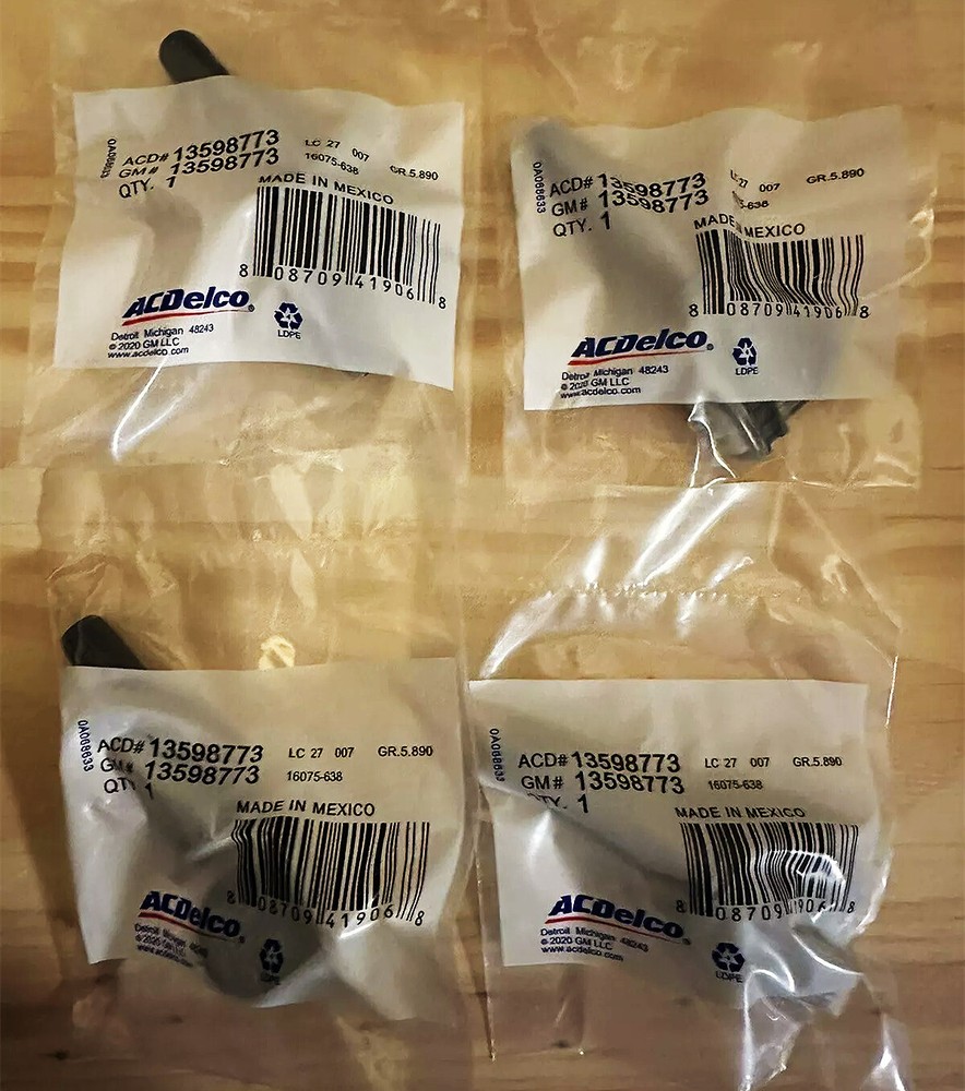 4Pcs OEM 13598773 433MHz TPMS Sensor for GM GMC Buick Chevy