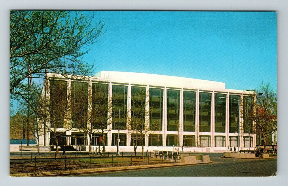 New York City NY, Lincoln Center For Performing Arts, Vintage Postcard