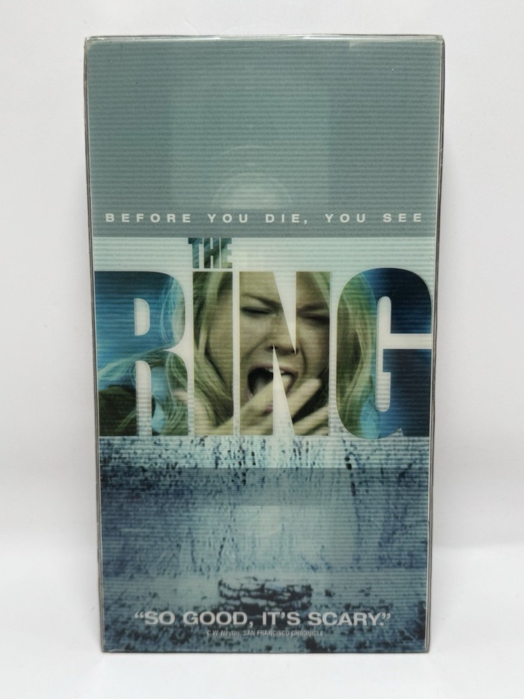 The Ring (VHS, 2003, Transparent Plastic Sleeve)