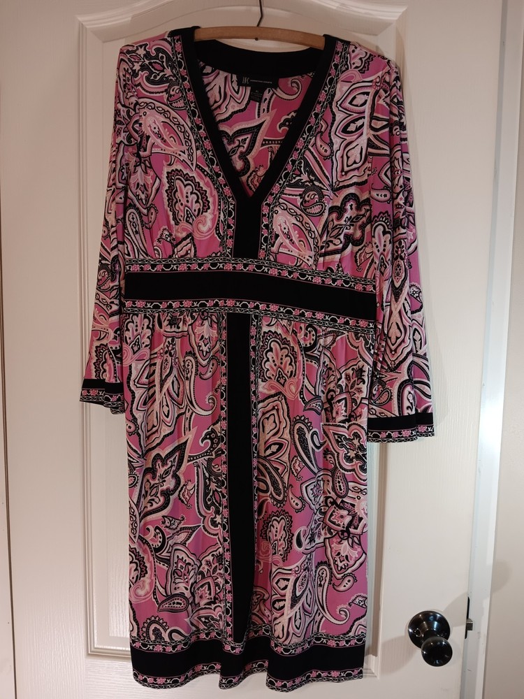 Inc International Concepts Women's Dress,L, 3/4 Sleeve