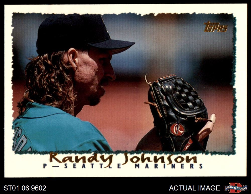 1995 Topps #203 Randy Johnson Mariners HOF CYAw 8 - NM/MT