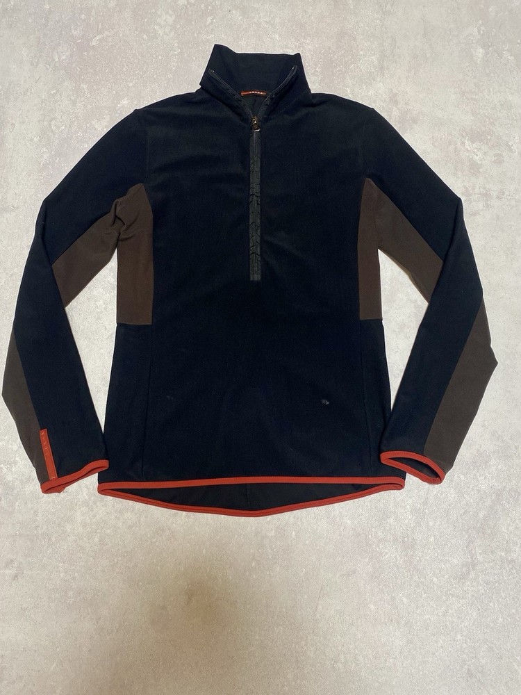 Prada Fleece Womens Size S Black Color Please Check