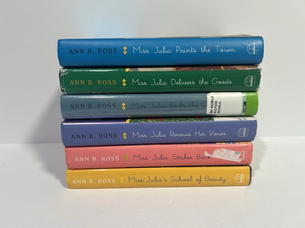 Lot of 6 hardback Miss Julia books by Ann B. Ross