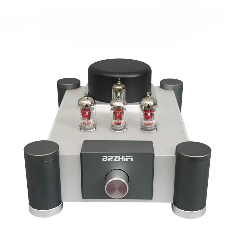 HiFi 12AX7 Vacuum Tube Preamp Stereo Audio Desktop Preamplifier Refer to Marantz