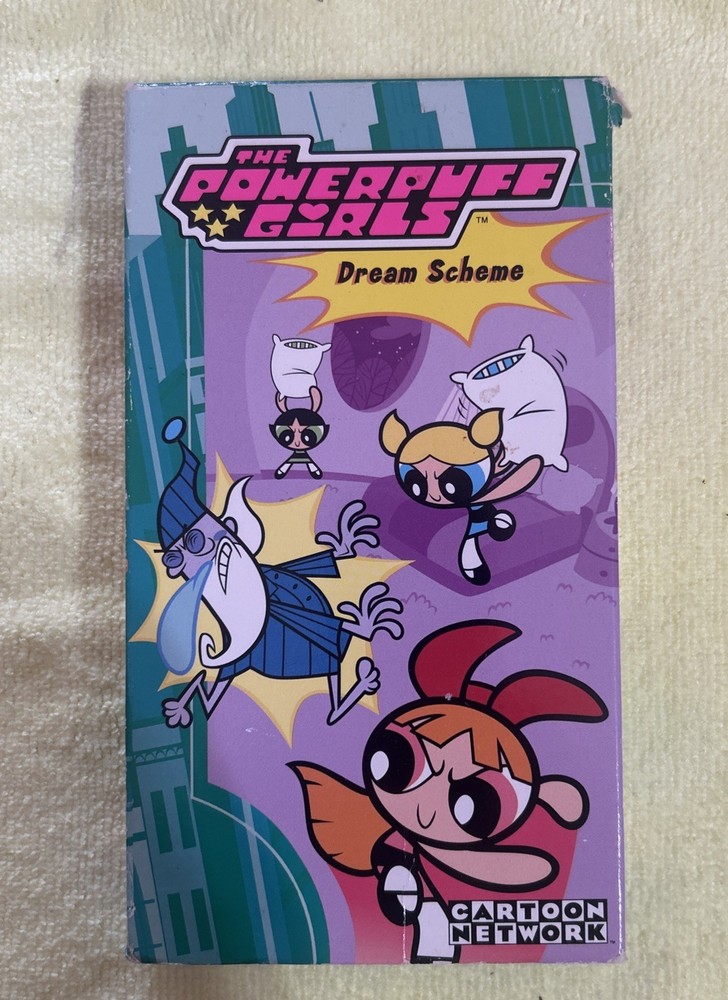 The Powerpuff Girls - Dream Scheme VHS 2000 Clam Shell Tested VG