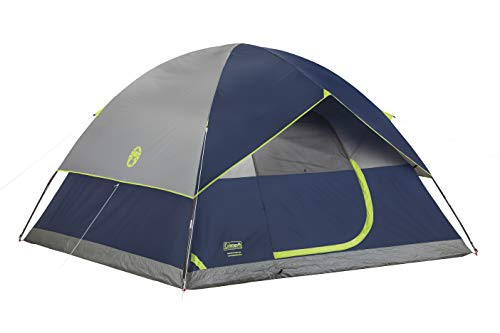 Coleman Sundome 10x10 FT Camping Tent Fits 2 to 6 People Comfortably-image