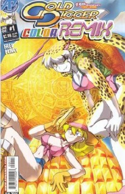 Gold Digger Color Remix #1 VF/NM Antarctic Fred Perry Tribute Issue