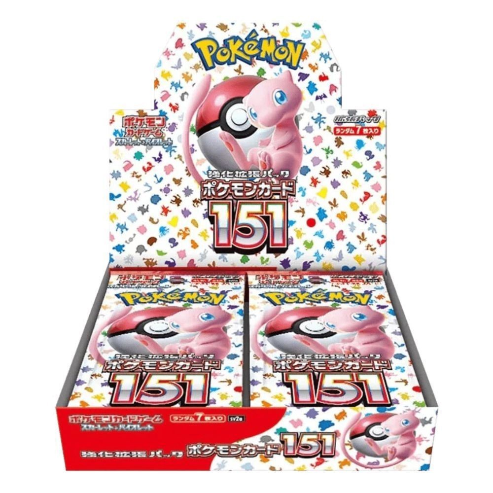 Pokemon TCG Collection 151 SV2A Japanese Booster Box New Sealed ☑Mint【game cards