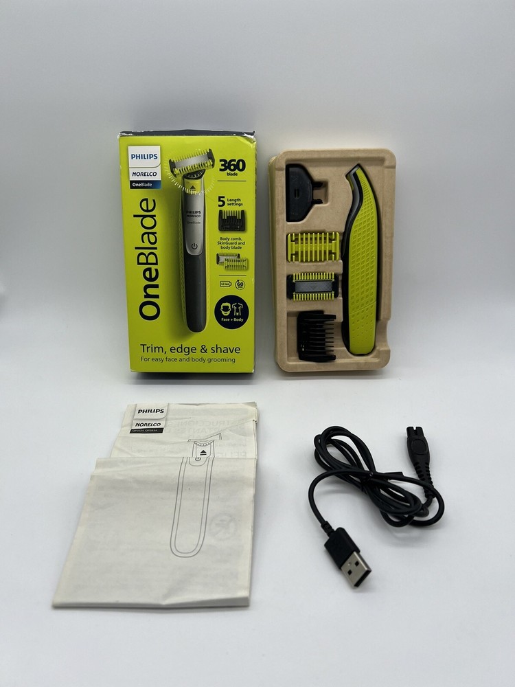 One Blade. philips Norelco 360blade 5length settings Used Q3(21)