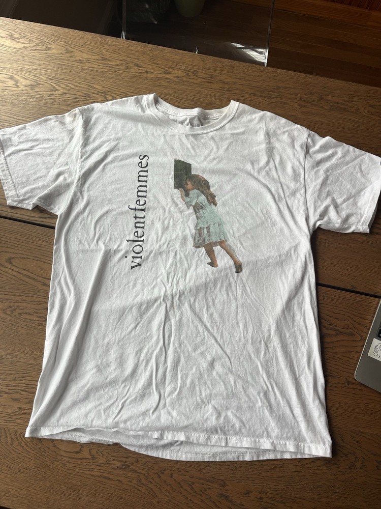 Violent Femmes White T-shirt Men’s Large