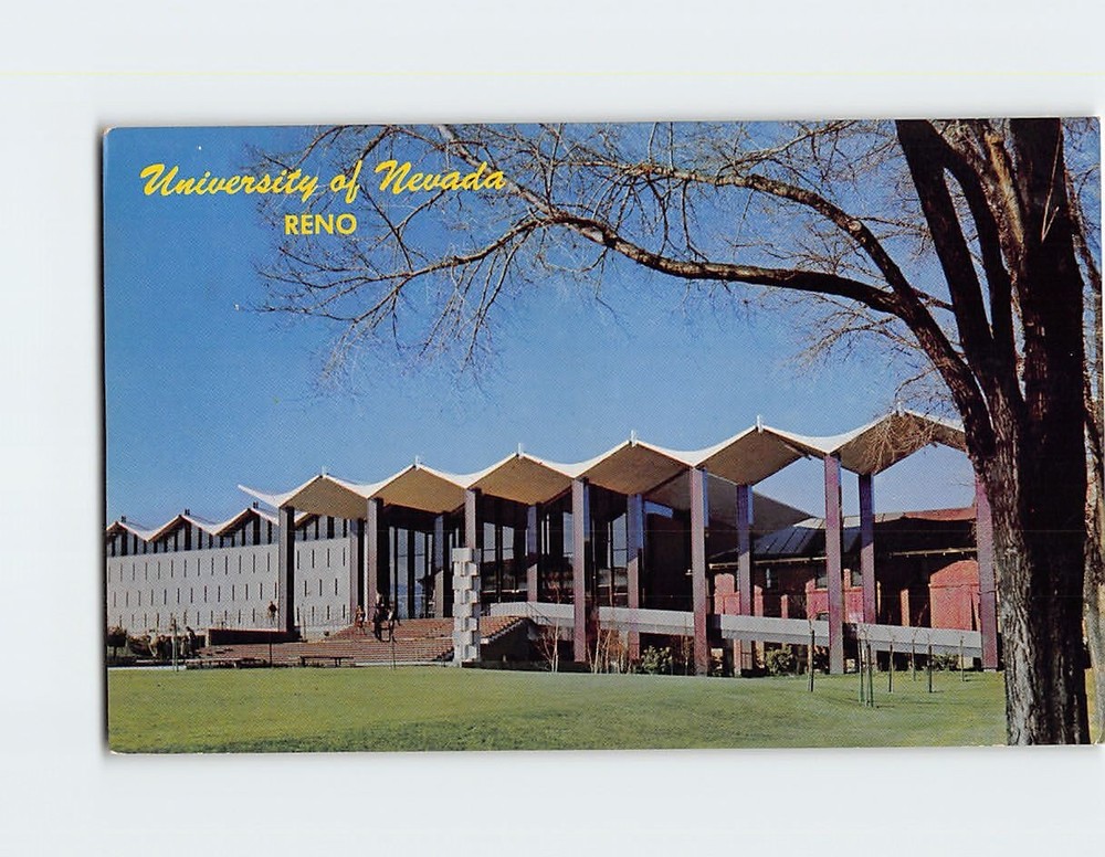 Postcard Noble Getchell Library University of Nevada Reno Nevada USA