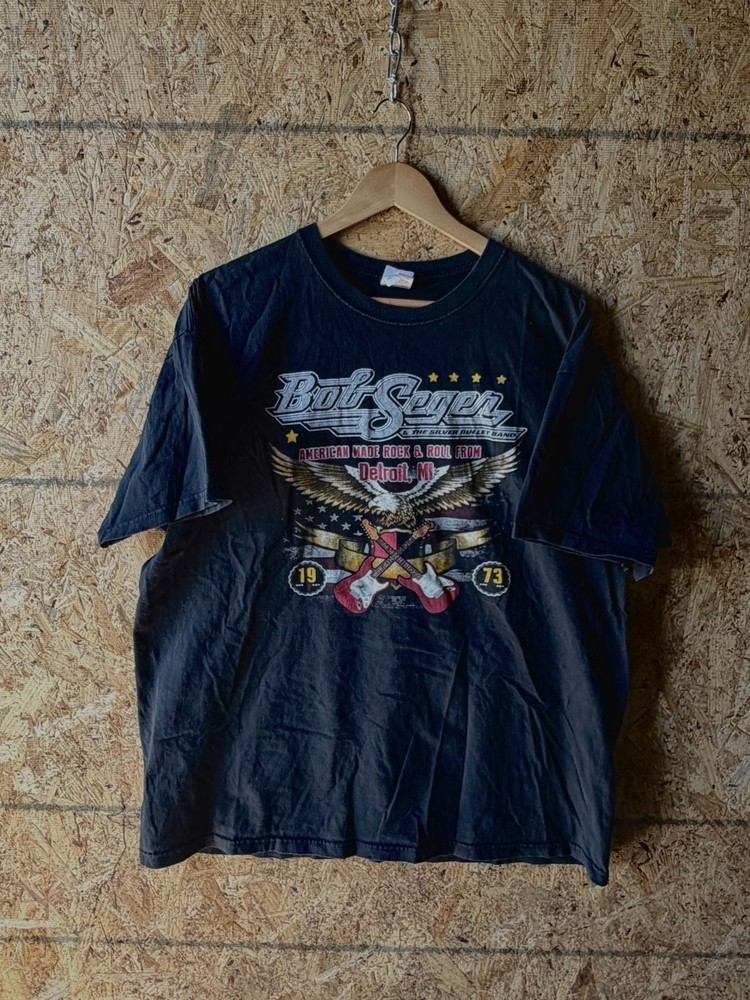 Vintage Bob Seger & The Silver Bullet Band Ride Out Tour 2014-2015 T-Shirt