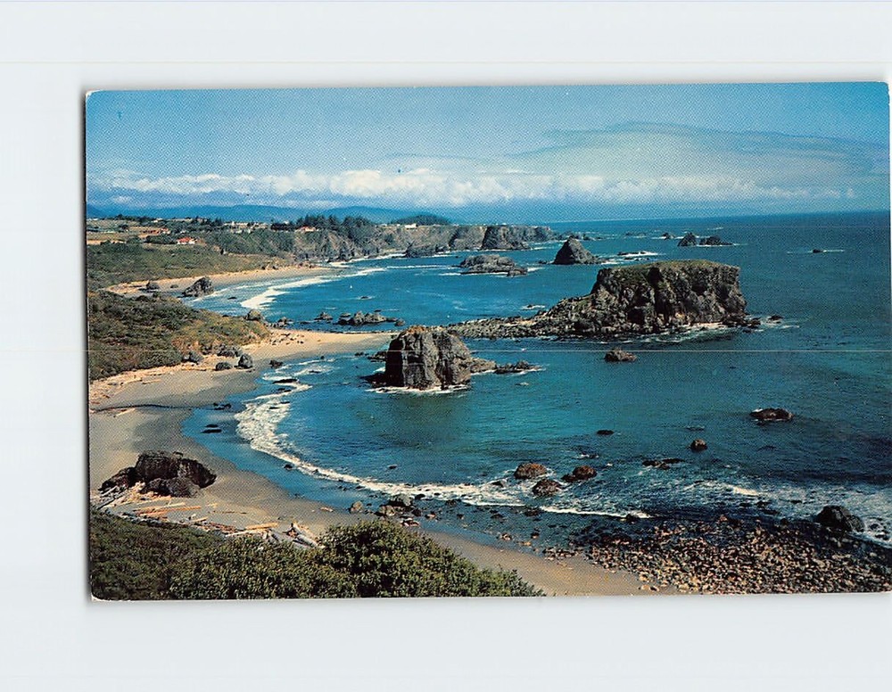 Postcard View Of Harris Beach State Park Oregon