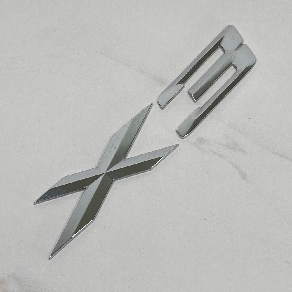 2004-2010 BMW X3 Rear Trunk Emblem Badge in Chrome