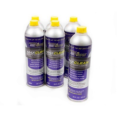 Royal Purple Max Clean Fuel System Cleaner 6x20oz Case - 11723