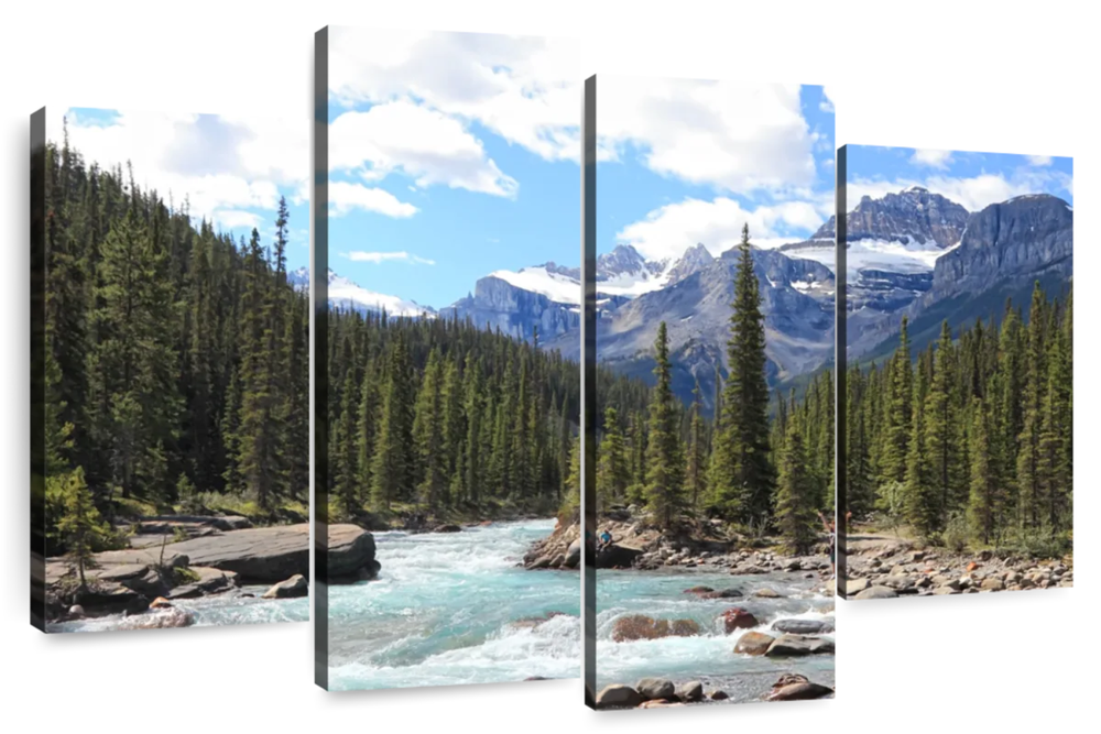 Rocky Mountains River Wall Art