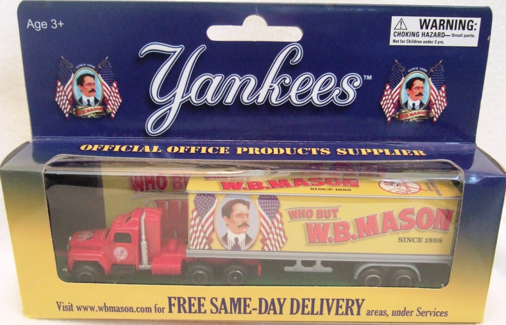 New in the Box Yankees W.B. Mason Tractor Trailer Truck