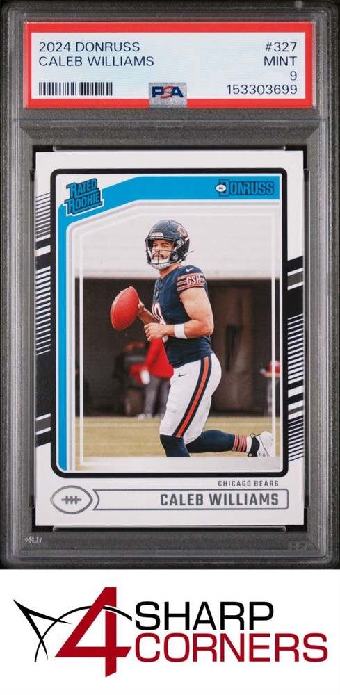 2024 Panini Donruss #327 Caleb Williams Rc Rated Rookie Psa 9Hot deals for a limited time – buy now