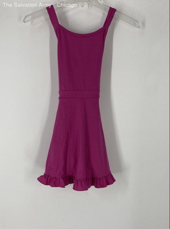Lululemon Womens Pink Sleeveless Knee Length Pullover Tank Dress Size 8/9