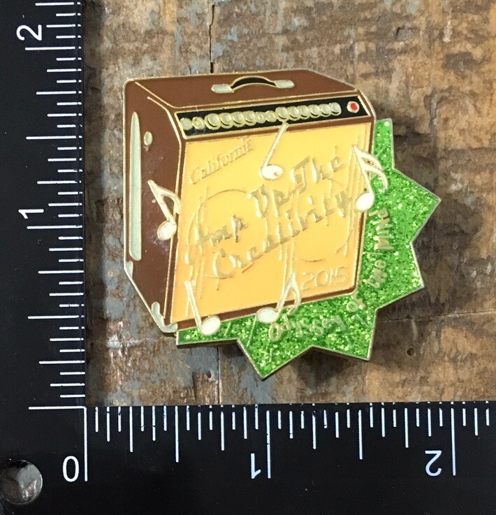 Odyssey Of The Mind California 2015 Amp Up The Creativity Lapel Hat Pin OM