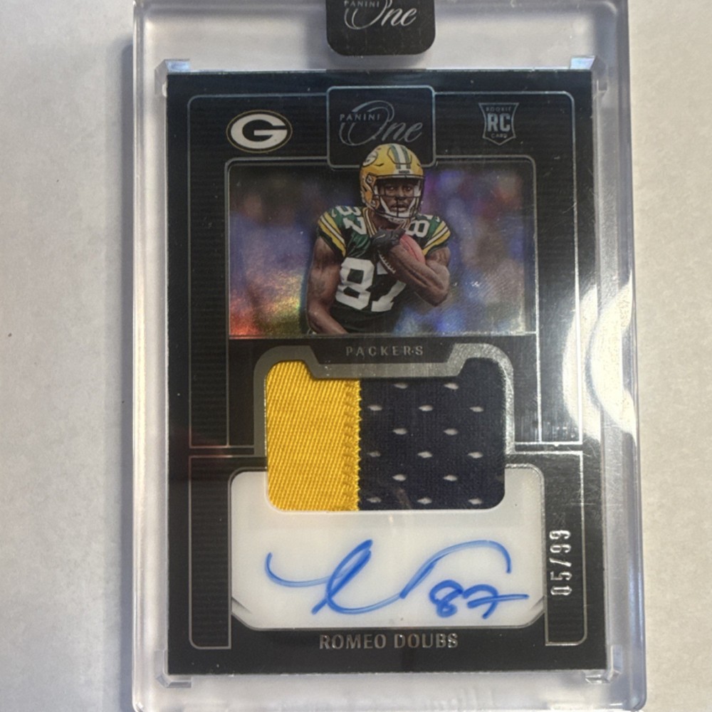 Panini Immaculate Collection Rookie Patch Autographs Romeo Doubs Packers /99