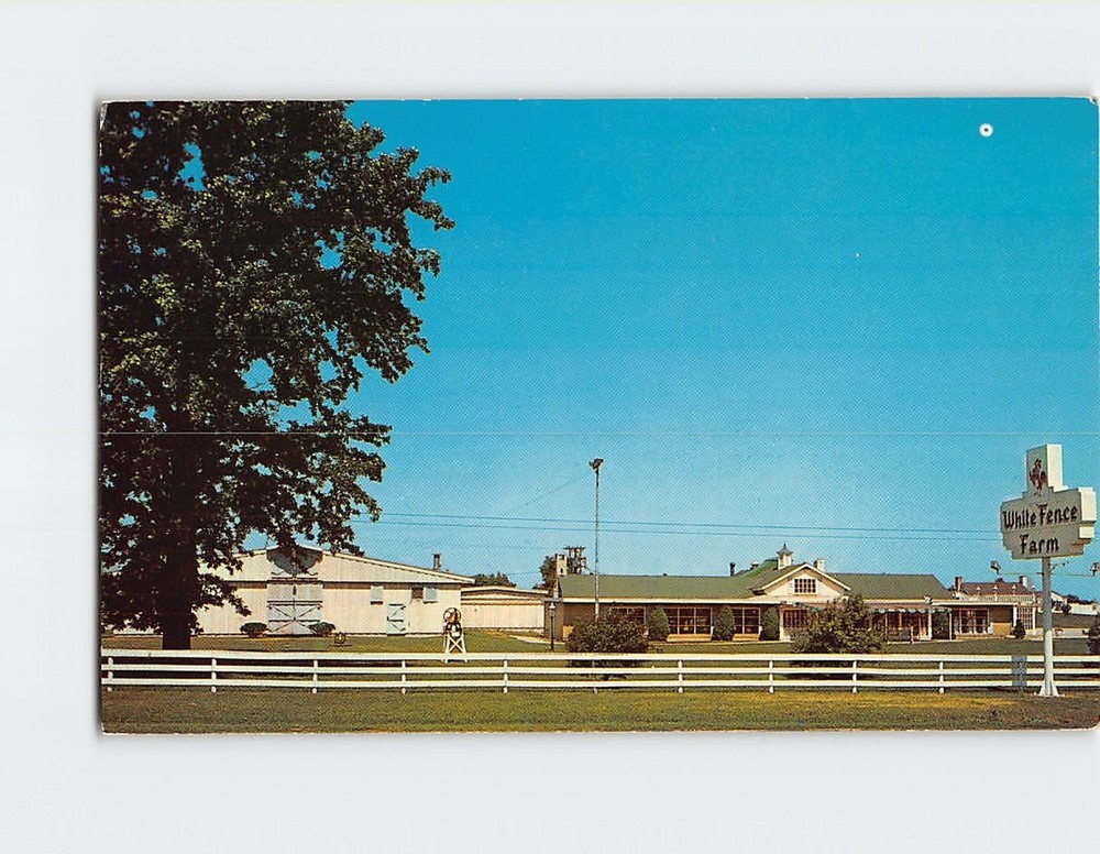 Postcard White Fence Farm Joliet Illinois USA