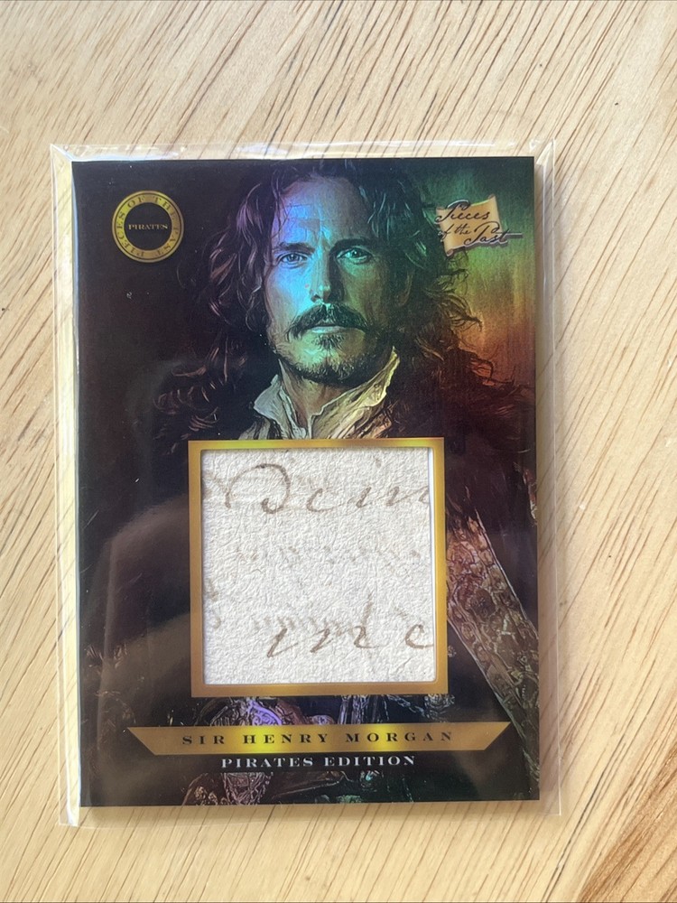 Henry Morgan 2025 Pieces of the Past Pirates Edition #607 Written Relic