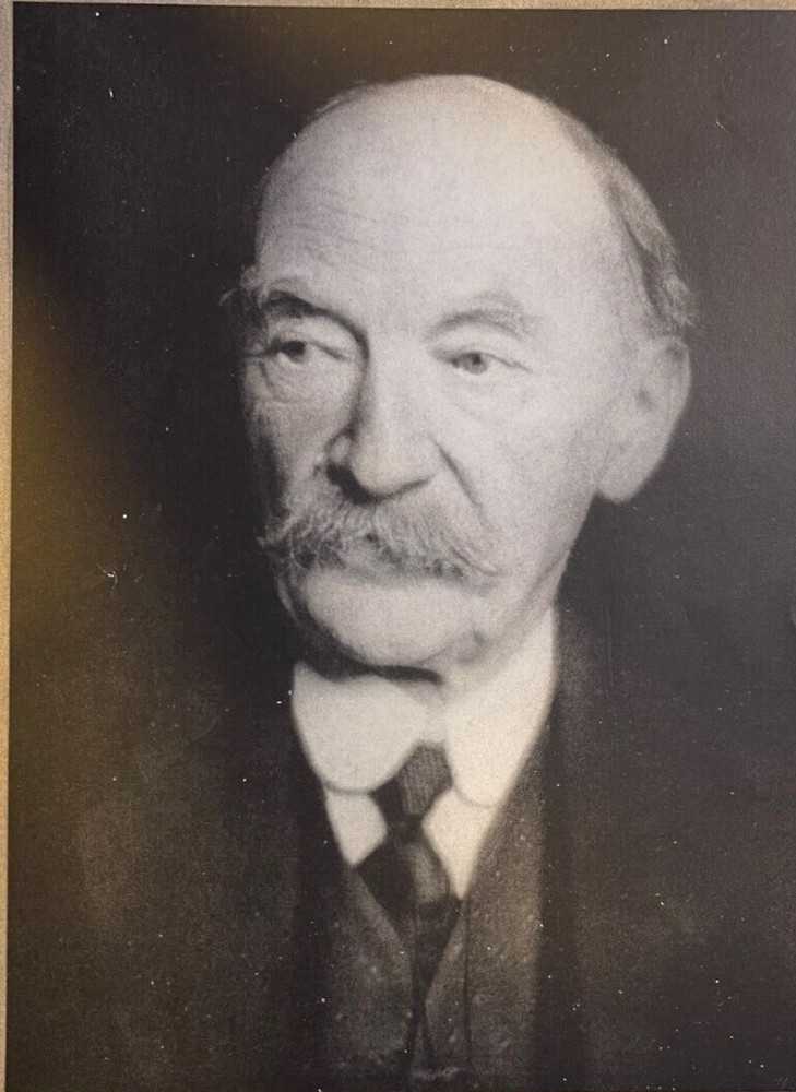 1914 Vintage Magazine Illustration Author Thomas Hardy