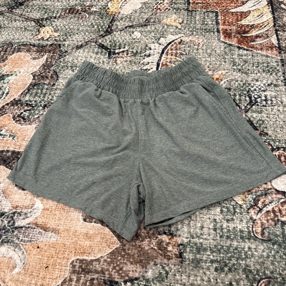 Women’s Athletic Works Olive Green shorts with pockets size S