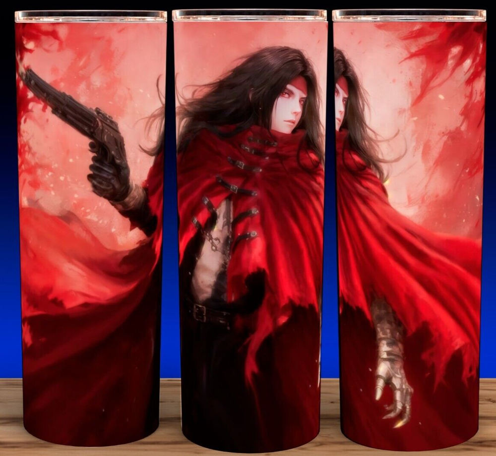Final Fantasy 7 Vincent Valentine Gaming Cup Mug Tumbler