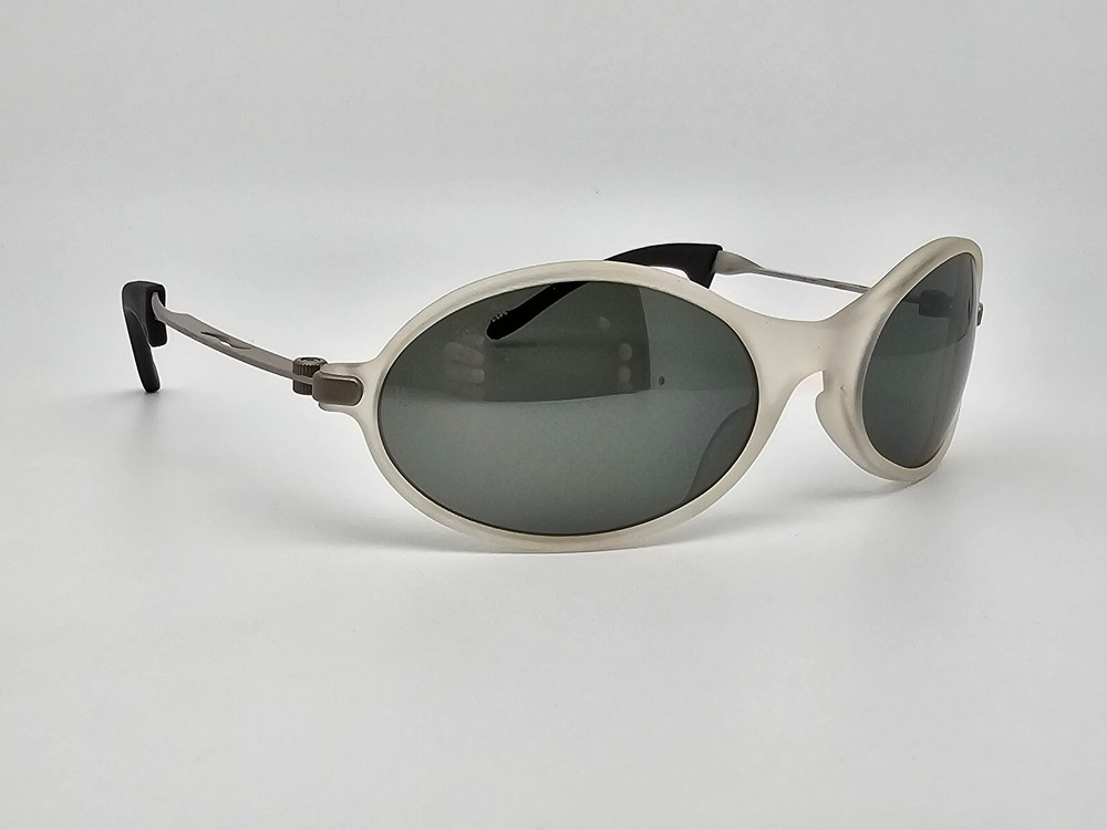 Ray-Ban B&L W2390 Orbs Ellipse Matte Crystal G-15 Silver Mirror Sunglasses 54mm