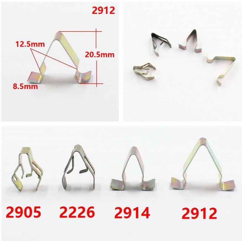 Car Hole Metal Rivets Interior Door Panel Trim Clips Retainer Fastener 40pcs