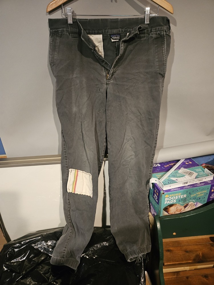 Patagonia Men's Pants Gray Organic Cotton Straight Leg Size 32