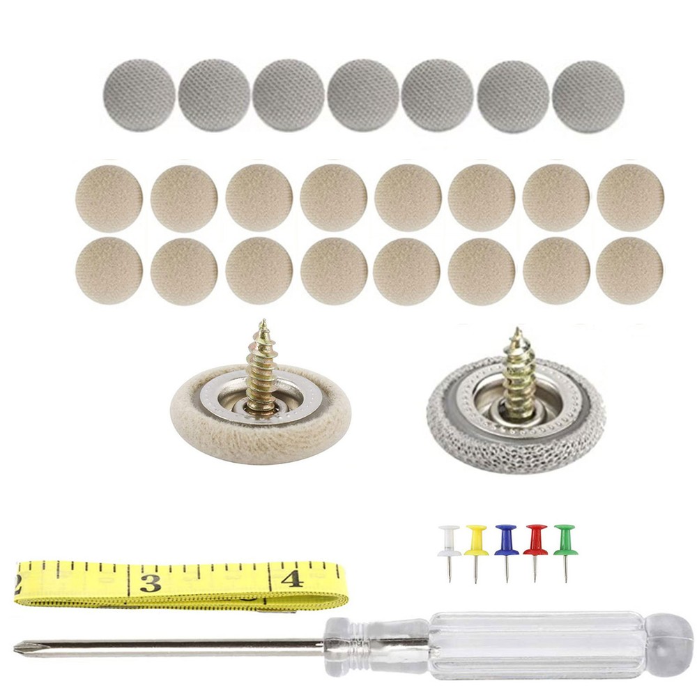 60PCS Car Roof Repair Rivets Automotive Headliner Fix Button Snap Rivet Retainer