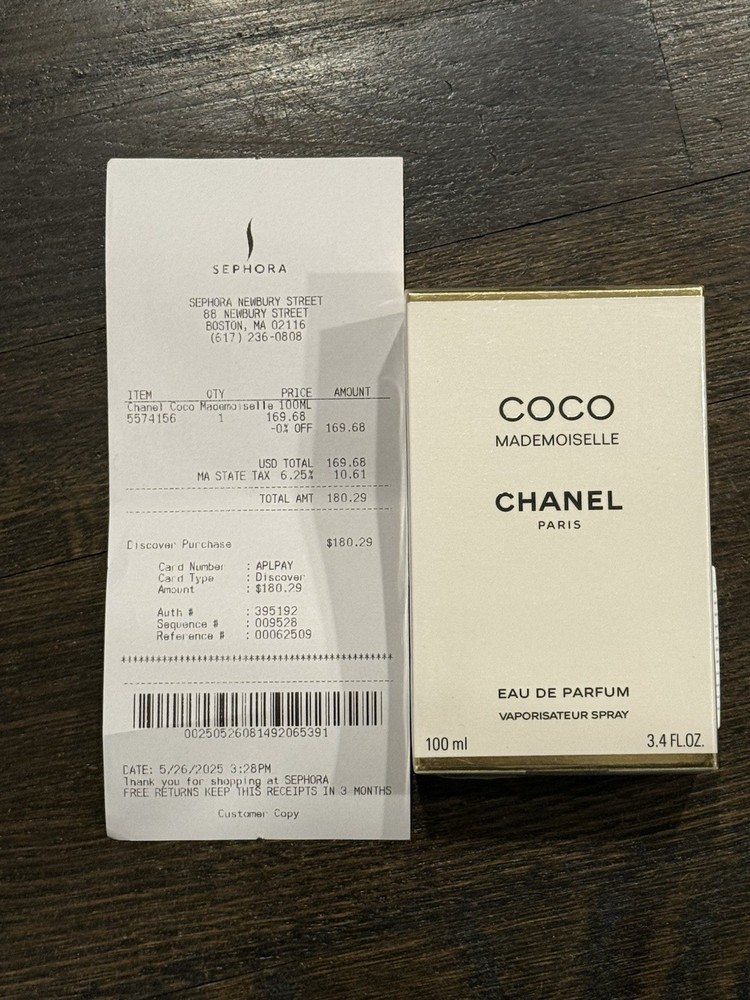 coco mademoiselle chanel 3.4