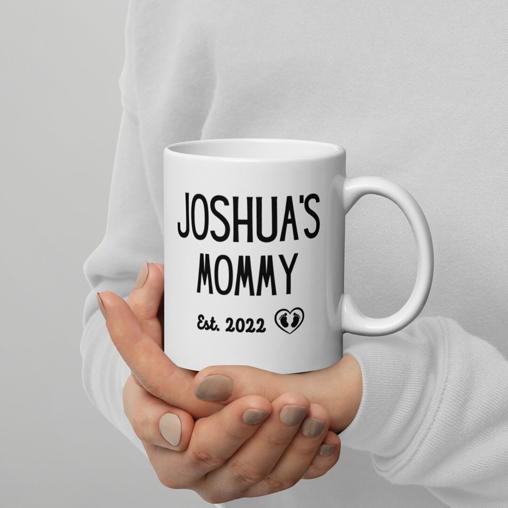 Custom Engraved First Time Mom Mug Personalized New Mother Gift