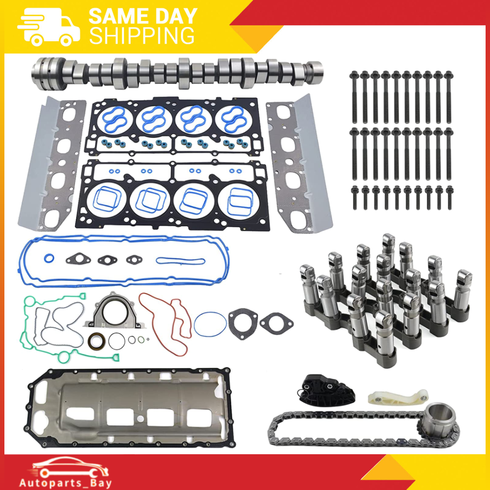 Performance MDS Lifters Camshaft Timing Chain Head Gasket Kit for Dodge Ram 1500 5.7L HEMI