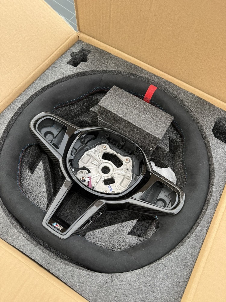 BMW G80 LCI Alcantara Steering Wheel (HEATED/ACC)  G80/G82/G20/G22 M2/M3/M4