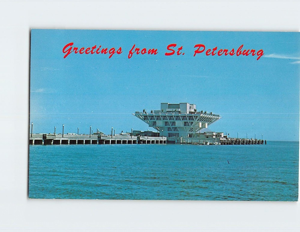 Postcard The Pier Greetings from St. Petersburg Florida USA