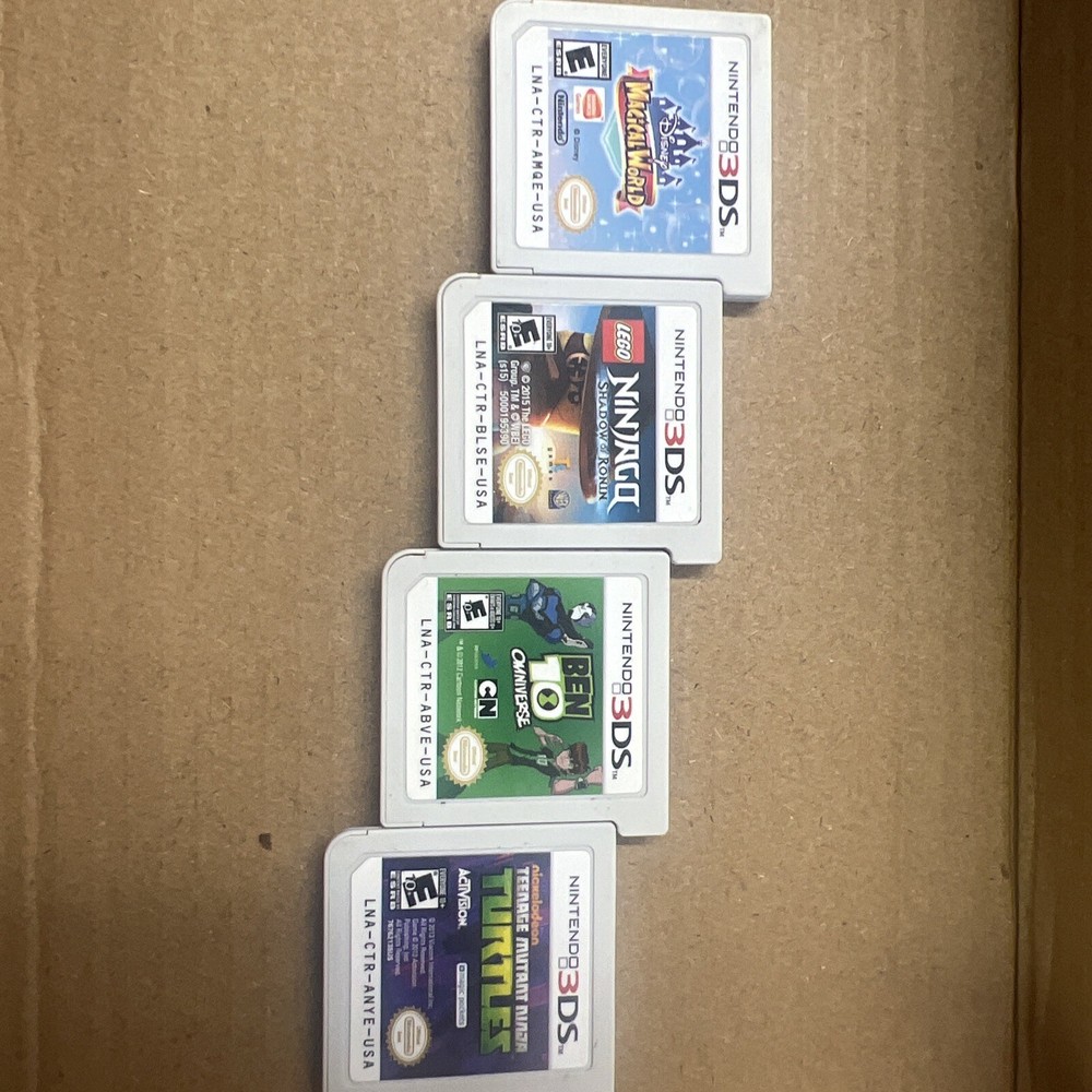 Nintendo 3DS 4-Game Bundle Lot