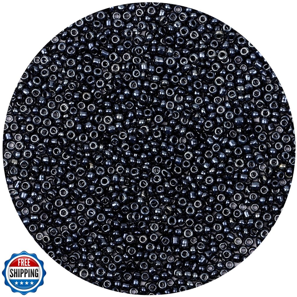 Yholin 10000pcs 2mm Glass Seed Beads Bulk for Crafts and Jewelry Making