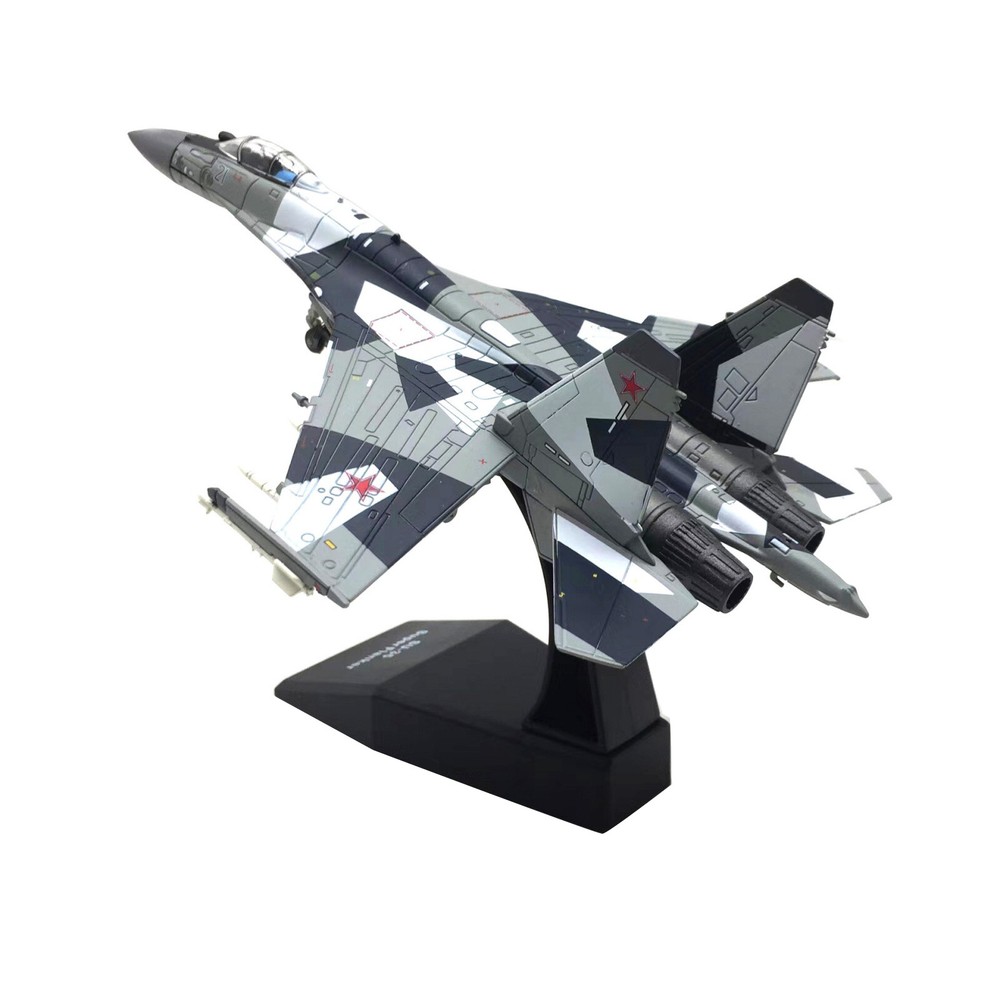1/100 Alloy Russian SU35 Fighter Model Airplane Model Plane Aviation Craft Toy