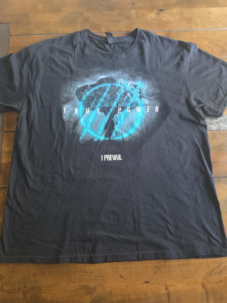 Gildan I Prevail True Power Album Graphic Concert T-Shirt Black Men’s XL