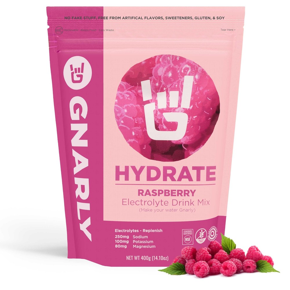 Raspberry Electrolyte Powder for Hydration – NSF Certified Workout Drink Mix