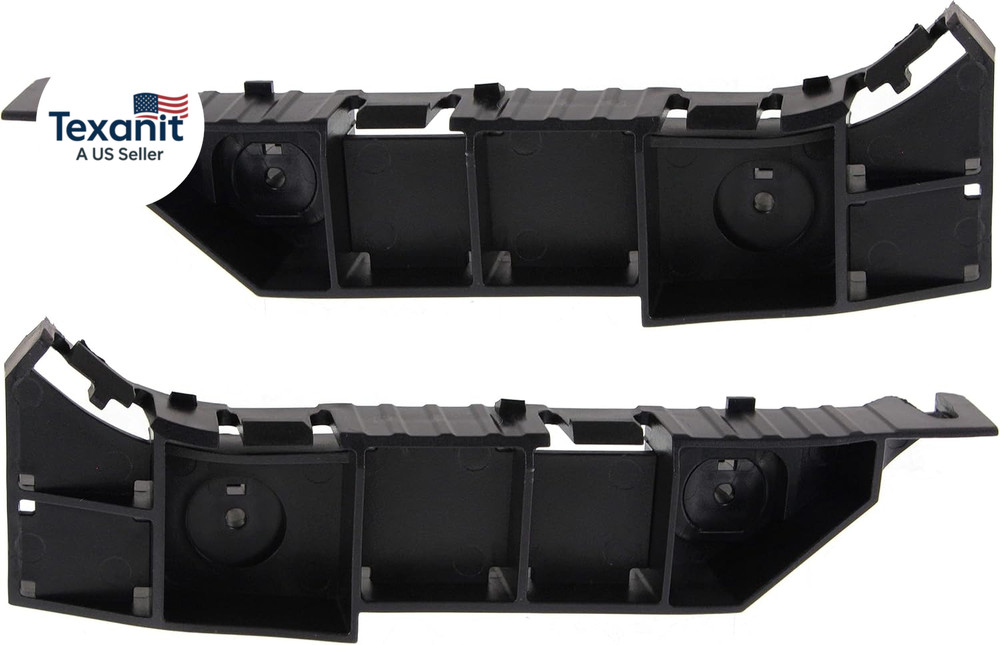 Front Bumper Bracket Set for 2004-2005 Honda Civic, Driver and Passenger Side